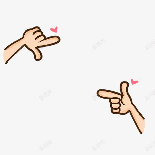 卡通手相框边框png免抠素材_88icon https://88icon.com 卡通 左右手 相框 边框