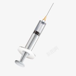 疫苗注射3D针筒高清图片