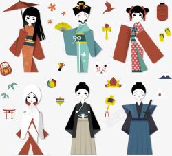 日本服日本和服人物高清图片