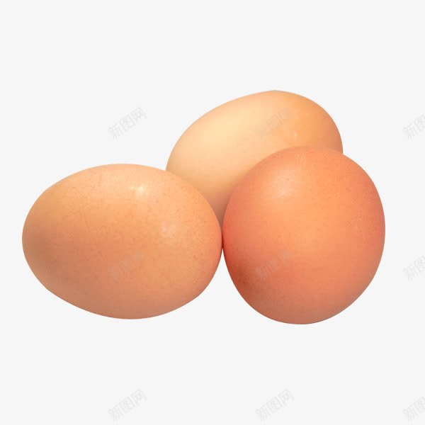 3个土鸡蛋png免抠素材_88icon https://88icon.com 产品实物 圆弧 白煮蛋 营养