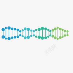 彩色基因矢量图素材