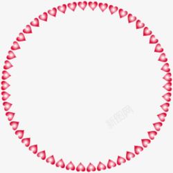 卡通手绘圆形边框素材