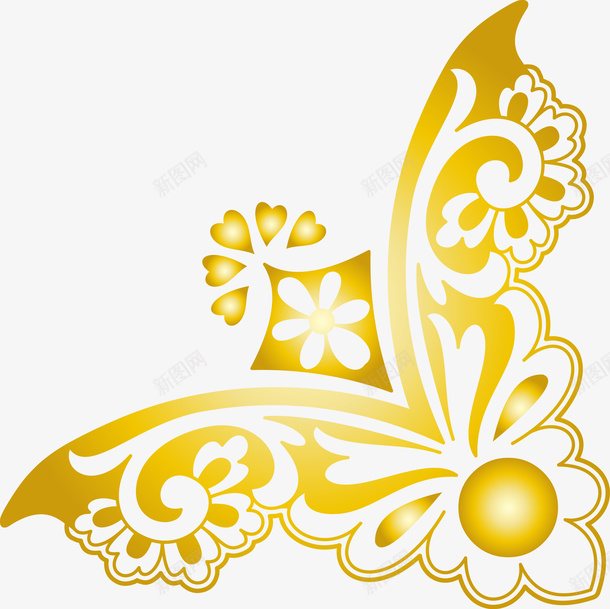 欧式金属质感装饰图矢量图ai免抠素材_88icon https://88icon.com 创意花朵 矢量花 花 花纹 质感花 金属 金属花 金属花朵 金属质感花 金色 金色的花 金色花 矢量图