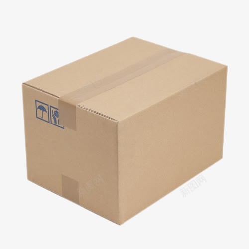 纯色长方形纸箱png免抠素材_88icon https://88icon.com 包装箱 纸壳 纸箱设计
