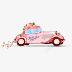 理想粉色小汽车高清图片