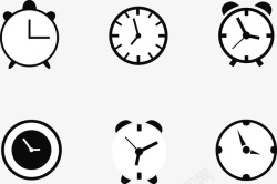 钟表时钟表盘罗马数字闹钟时钟矢量图高清图片