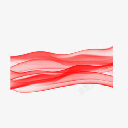 红色动感线条背景图片手绘缥缈动感红色线条高清图片