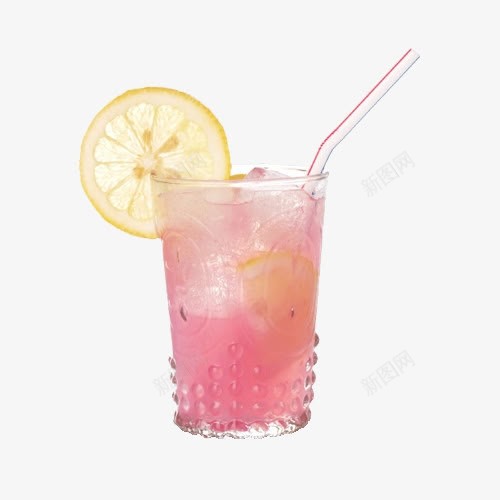 果汁饮料png免抠素材_88icon https://88icon.com 冰块 果汁 柠檬 格调 烟酒饮料 玻璃杯 粉色 食物 高雅