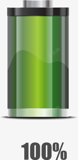 手机充电图标绿色电池图标高清图片