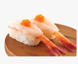 餐厅里的美食鱼肉寿司素材