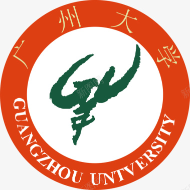 雨伞logo广州大学logo矢量图图标图标