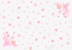 飞舞的桃花粉色美丽桃花背景高清图片
