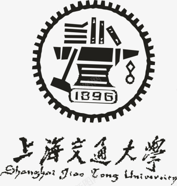 知识上海交通大学logo矢量图图标图标
