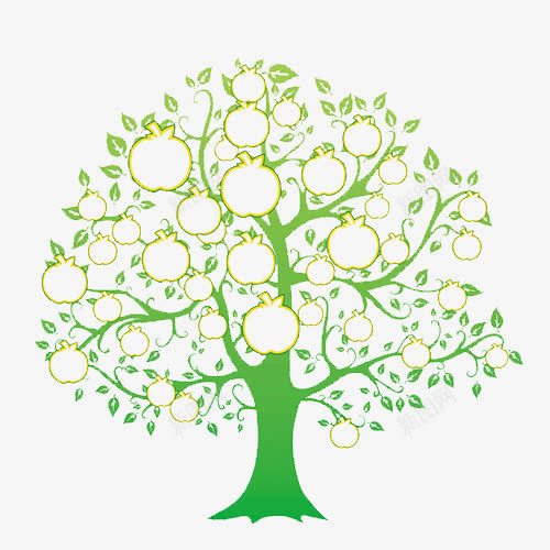 绿色生命之树png免抠素材_88icon https://88icon.com 不忘初心 健康向上 树枝 生命之树 绿色的树叶 茂盛的大树 野蛮生长