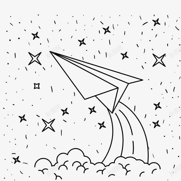 升入高空的纸飞机手绘png免抠素材_88icon https://88icon.com 云朵 卡通手绘 折叠飞机 纸飞机 纸飞机图案 纸飞机手绘 起飞 高空