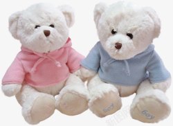 儿童叠衣服两个可爱小熊高清图片