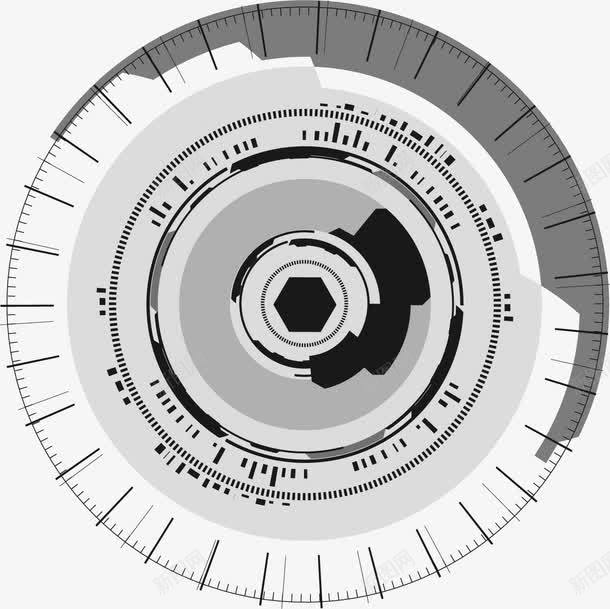 中国风水墨科技几何圆环png免抠素材_88icon https://88icon.com 几何 圆环 水墨墨迹 水墨晕染素材 水墨水印 水墨笔刷素材 科技