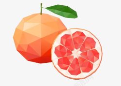 创意橙子水果素材