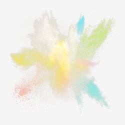 喷洒的粉末素材