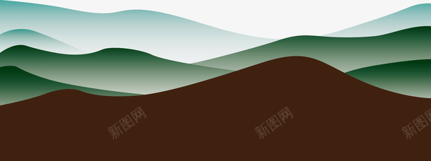 渐变沉静的山脉png免抠素材_88icon https://88icon.com 层峦叠嶂 山 山峰 山脉 手绘插画 手绘插画山 沉静 渐变