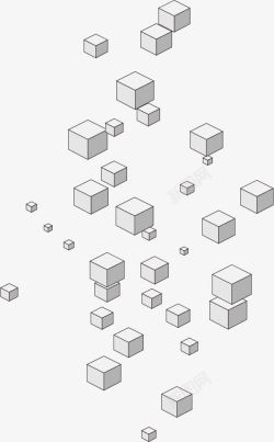 立方体装饰立方体高清图片