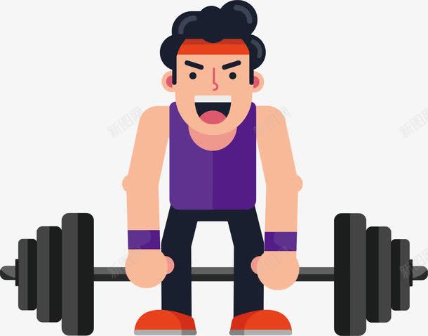 手绘卡通举重锻炼png免抠素材_88icon https://88icon.com 健美 塑身 热身 爆发力 矢量举重 矢量体育锻炼 矢量健身 矢量哑铃 矢量杠铃 美体塑形 运动