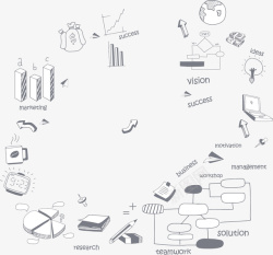 数学教学数学教学工具矢量图高清图片