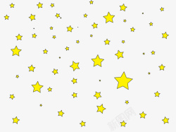 星空扁平闪烁的星高清图片