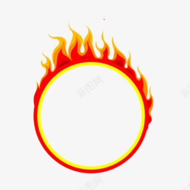 炎热卡通火热的太阳标识图标图标
