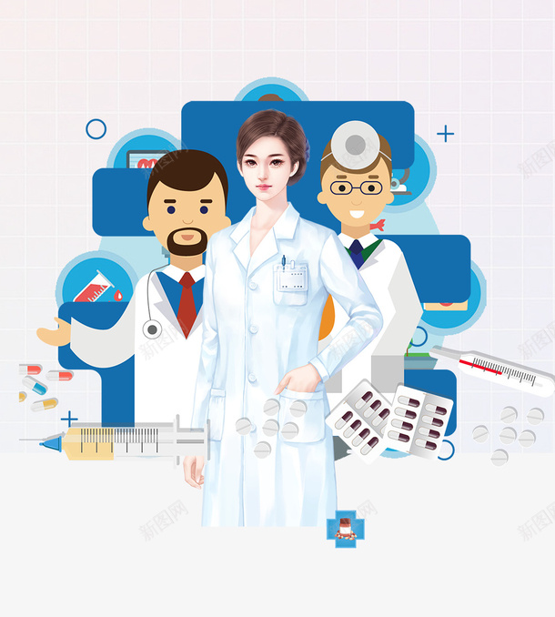 卡通医疗保险服务创意插画png免抠素材_88icon https://88icon.com 健康医疗 农村医疗保险 医保 医疗保险 医疗保险制度 医疗保险政策 医疗有我 居民医疗保险 平面设计 社会医疗保险