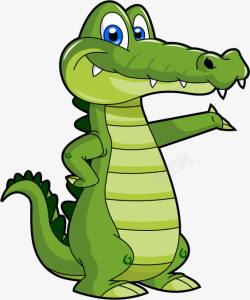 爬行动物蜥蜴卡通鳄鱼高清图片