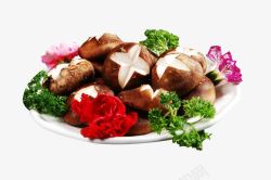 鲜香菇豆腐汤鲜香菇高清图片