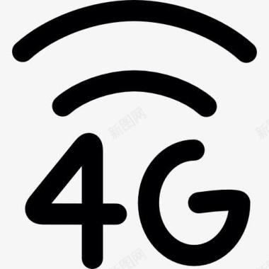 4G流量4G上网连接图标图标
