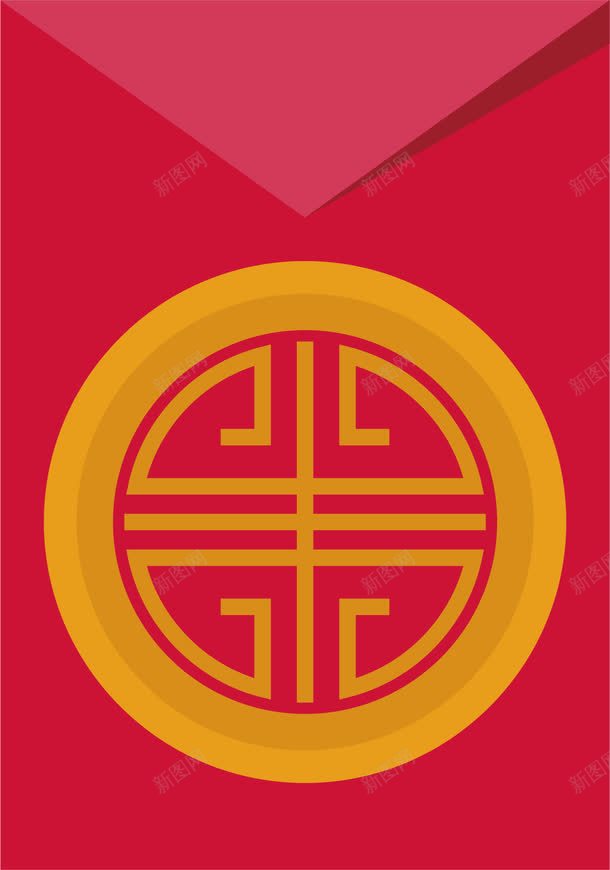 大红色红包封子png免抠素材_88icon https://88icon.com 卡通红包 红包 红色钱包 金色 金钱