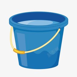 黑色圆柱桶机油桶蓝色水桶高清图片