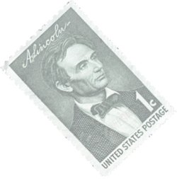 怀旧的美国油画邮票头像素材