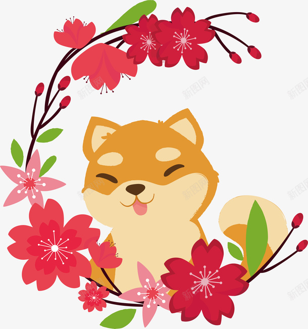 烂漫樱花与小猫矢量图ai免抠素材_88icon https://88icon.com 插花 春天 树枝 樱花 樱花与小猫 浪漫 烂漫 矢量图设计 红花 花卉 花枝 花艺 设计 矢量图