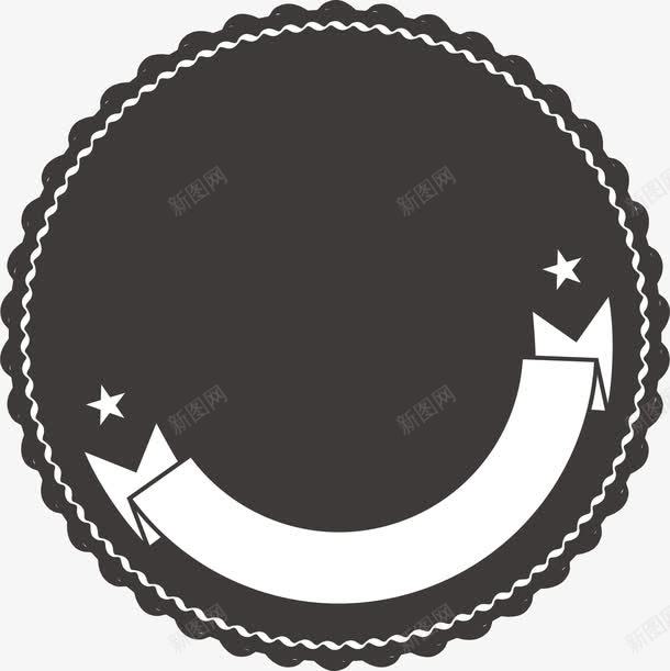 黑色波浪纹标签png免抠素材_88icon https://88icon.com 免抠PNG 卡通贴纸 商品标签 圆形标签 彩带 标签纸 标题框 波浪边框