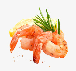 海鲜菜实物油焖虾高清图片