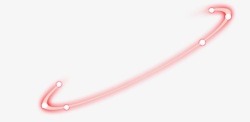 矢量线型光粉色光效元素高清图片