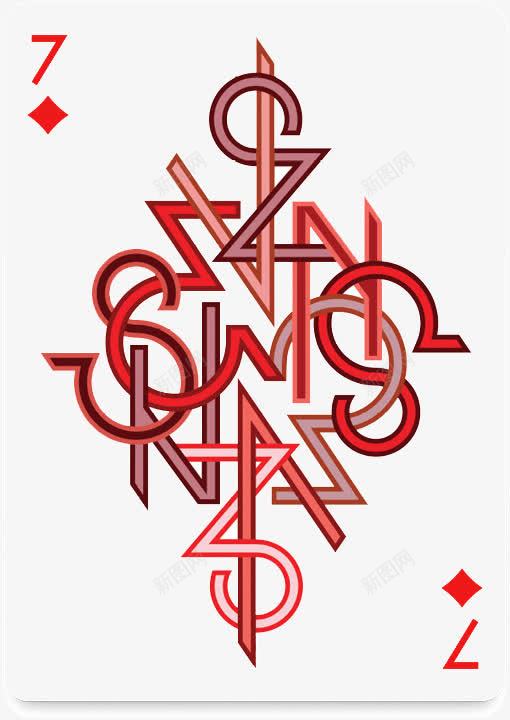 创意的成套扑克牌方块7png免抠素材_88icon https://88icon.com 成套 扑克 扑克牌 数字 方块7