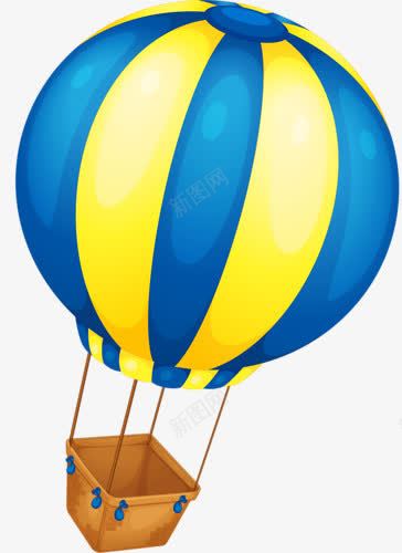 手绘蓝色条纹热气球png免抠素材_88icon https://88icon.com 手绘 手绘气球 手绘蓝色气球 热气球 热气球免抠素材 蓝色热气球