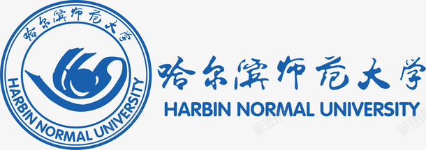 大学logo哈尔滨师范大学logo矢量图图标图标