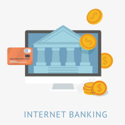 银行服务金融理财网上银行高清图片