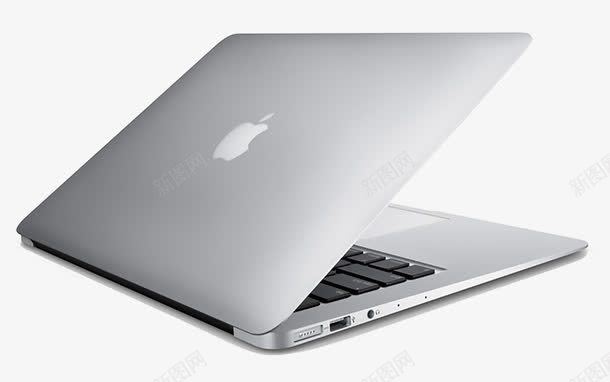 苹果MacBookAirpng免抠素材_88icon https://88icon.com 产品实物 背面效果图 苹果Air 苹果MacBookAir 苹果电脑 苹果超极本 银灰色苹果