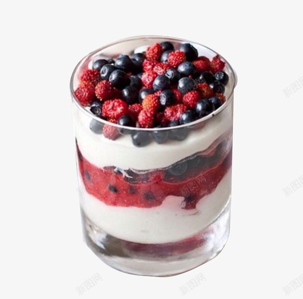 蓝莓酸奶杯png免抠素材_88icon https://88icon.com 混合 玻璃杯 甜点 美味 美食 蓝莓 蓝莓酸奶 透明 酸奶