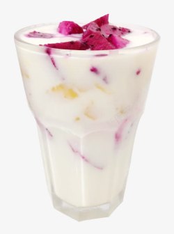 水果燕麦酸奶杯素材