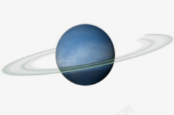 蓝色行星蓝色放射行星轨迹高清图片