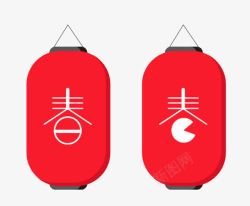 红色中国节灯笼高清图片