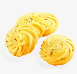 圆形饼干卡通曲奇饼干甜点素材